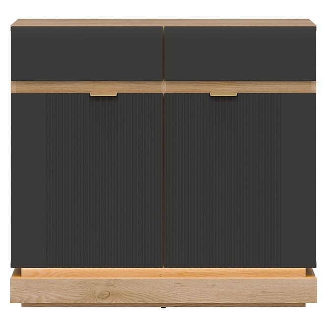 Komoda Milton ML02 dub crem torro antracit