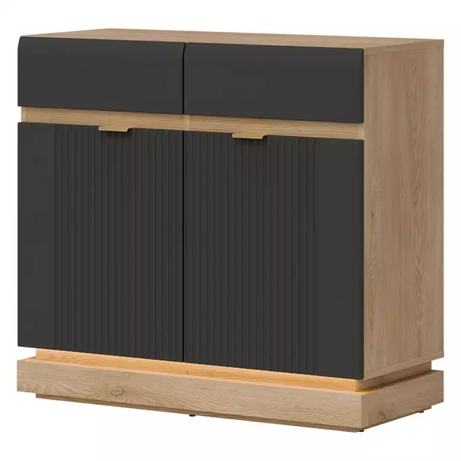 Komoda Milton ML02 dub crem torro antracit