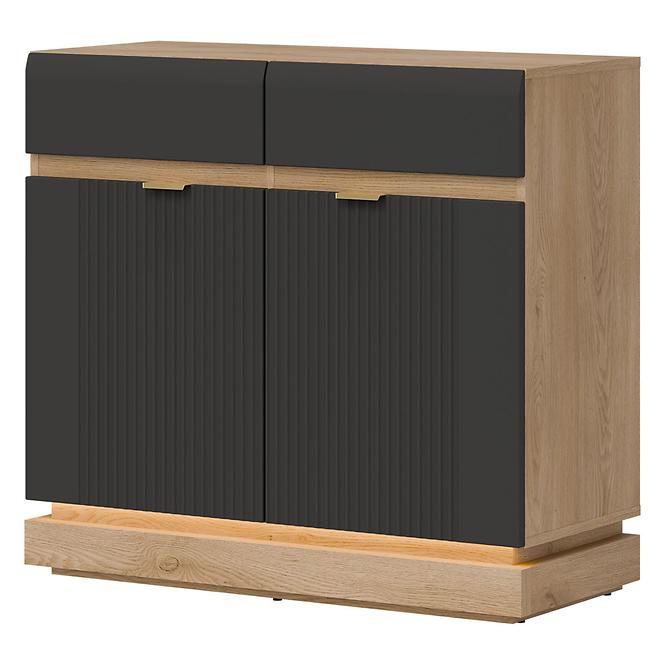 Komoda Milton ML02 dub crem torro antracit