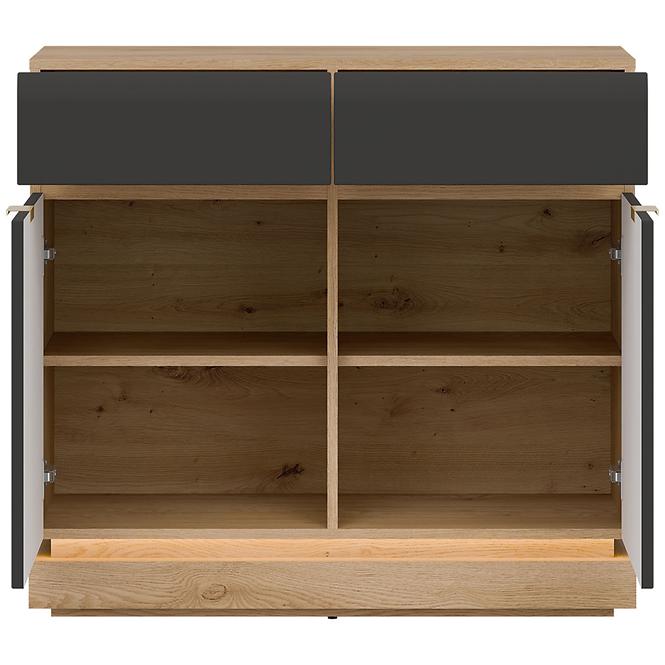Komoda Milton ML02 dub crem torro antracit