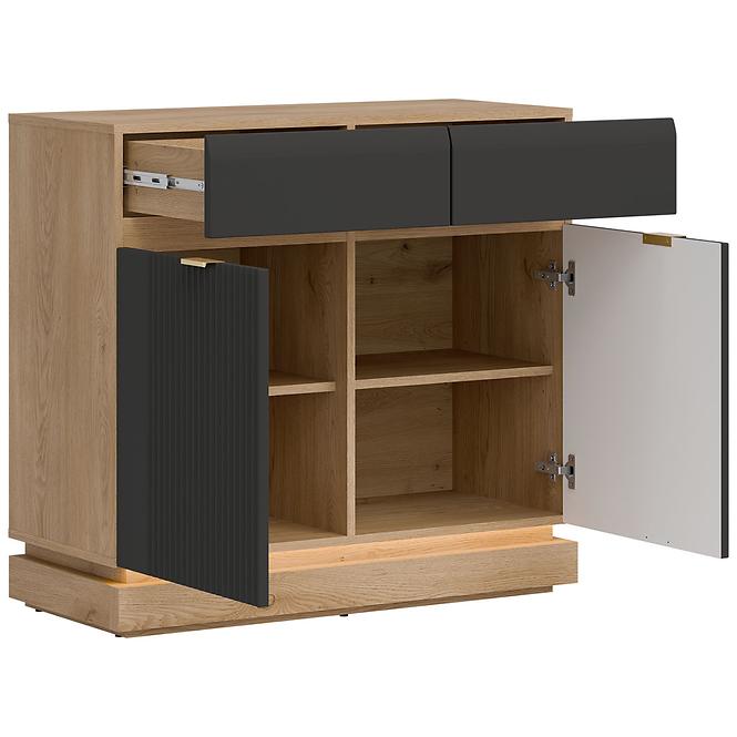 Komoda Milton ML02 dub crem torro antracit
