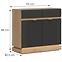 Komoda Milton ML02 dub crem torro antracyt,2