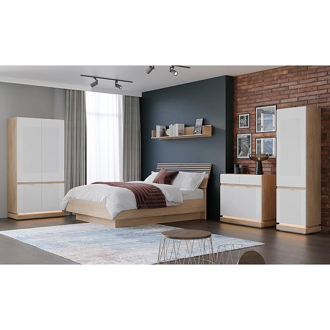 Komoda Milton ML03 dub crem torro biela