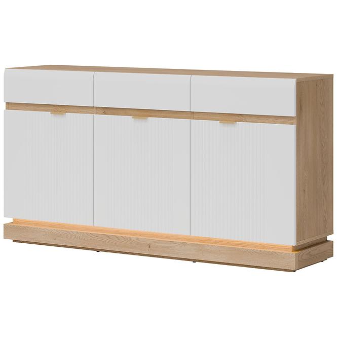 Komoda Milton ML03 dub crem torro biela,4