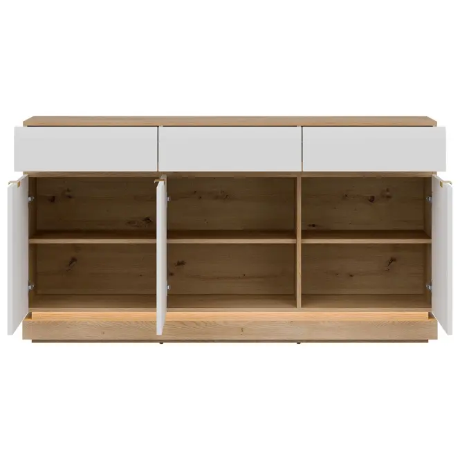 Komoda Milton ML03 dub crem torro biela,6
