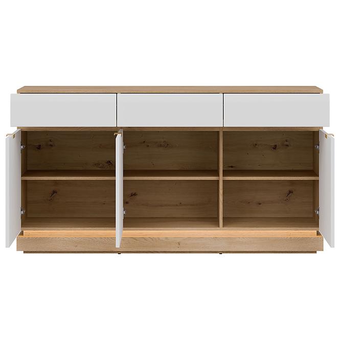 Komoda Milton ML03 dub crem torro biela,6
