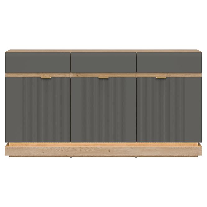 Komoda Milton ML03 dub crem torro sivý,3
