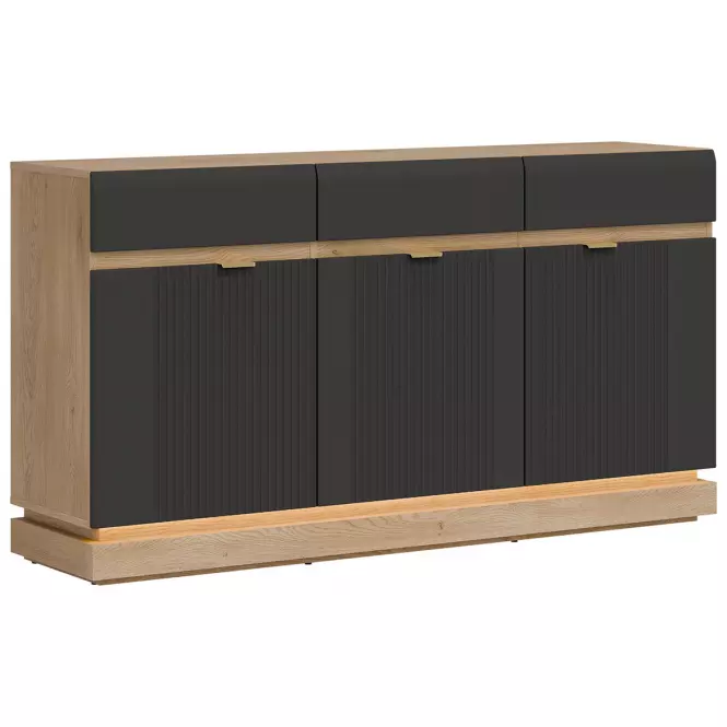 Komoda Milton ML03 dub crem torro antracit