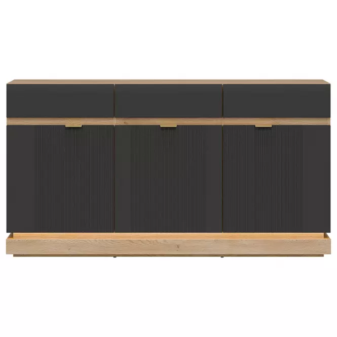 Komoda Milton ML03 dub crem torro antracit