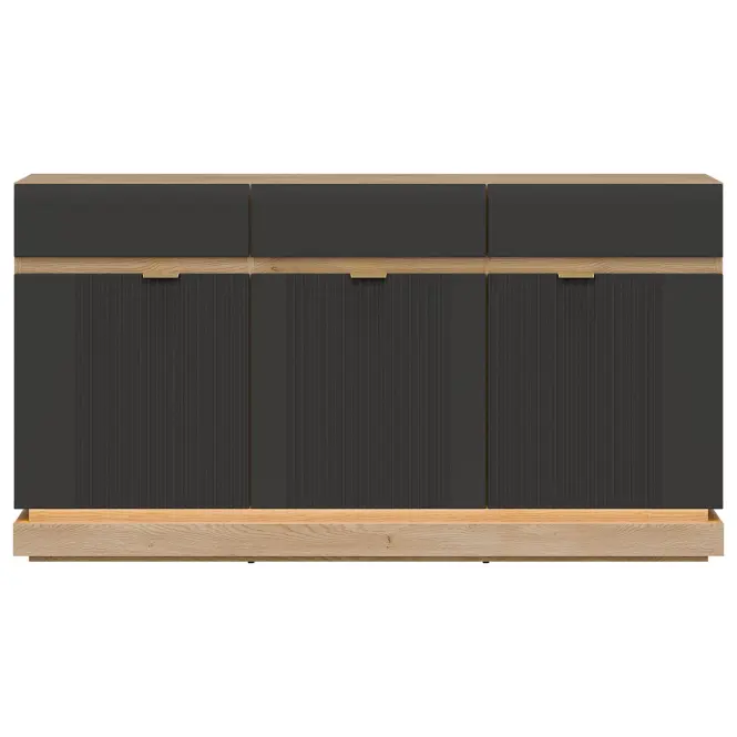 Komoda Milton ML03 dub crem torro antracit,3