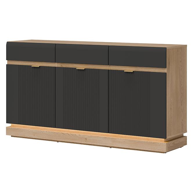 Komoda Milton ML03 dub crem torro antracit