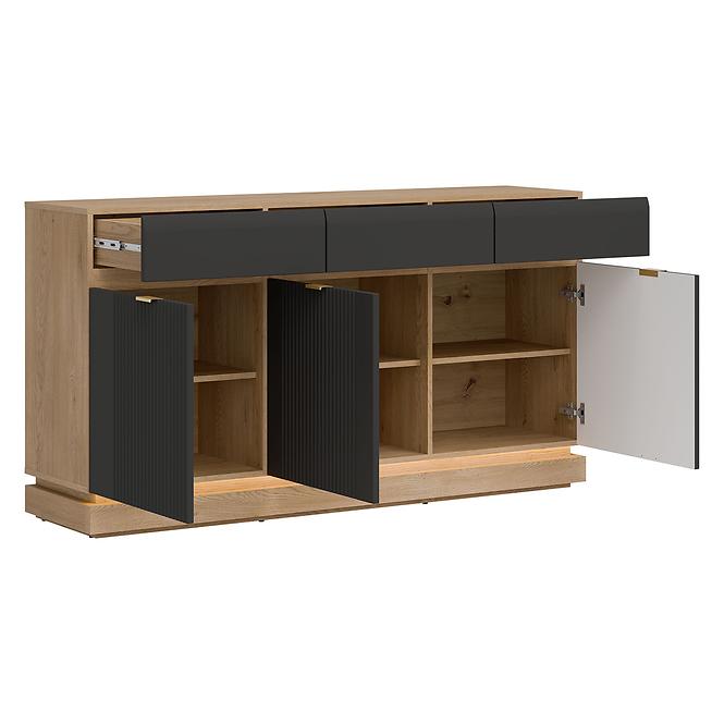 Komoda Milton ML03 dub crem torro antracit
