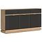 Komoda Milton ML03 dub crem torro antracyt
