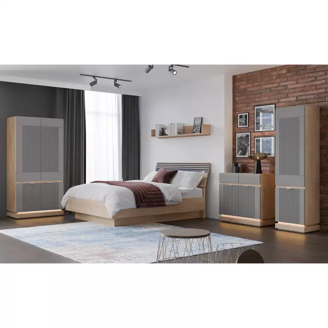 Polička Milton ML09 dub crem torro,18
