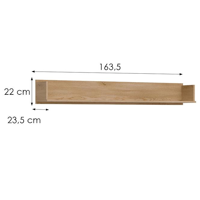 Polička Milton ML09 dub crem torro,2