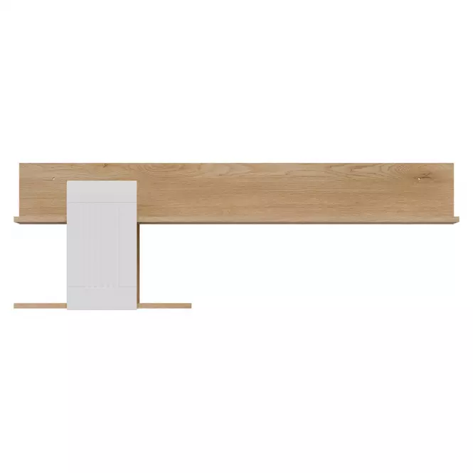 Polička Milton ML10 dub crem torro biela,4