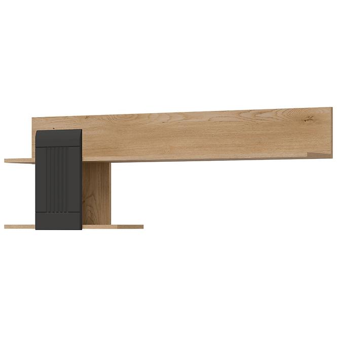 Polička Milton ML10 dub crem torro antracit,4