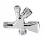 Rohový ventil Kombi 3/8” x 1/2” x 3/4” CHROM