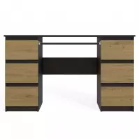 Písací stôl Kuba Antracit/Artisan Antracit