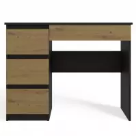 Písací stôl Mijas Vľavo Antracit/Artisan Antracit