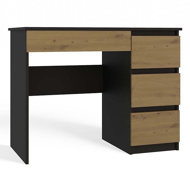 Písací stôl Mijas Vpravo Antracit/Artisan Antracit,3