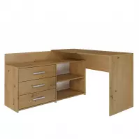 Rohový písací stôl  Dany Artisan Antracit