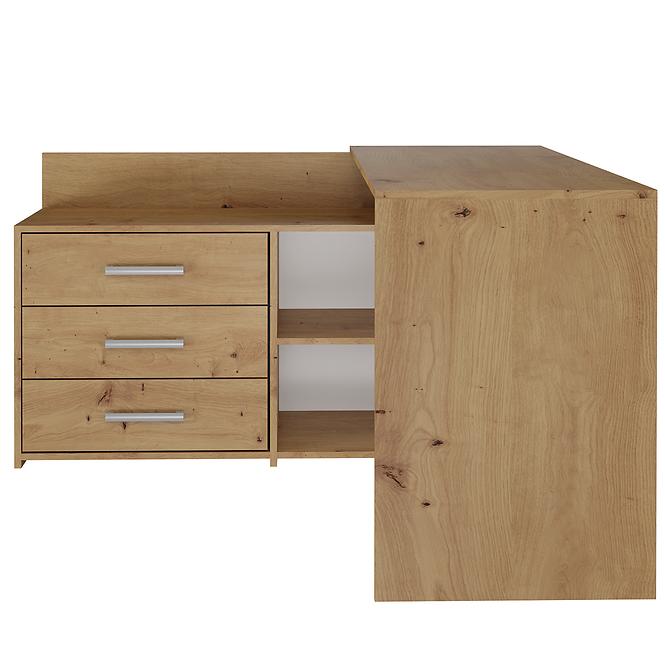 Rohový písací stôl  Dany Artisan Antracit,3