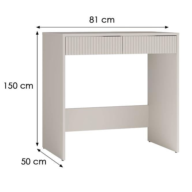 Toaletný stolík Marina 2s Slim Kašmír,2