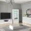 Toaletný stolík Glamour 0501 Lesklá biela,11