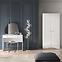 Toaletný stolík Glamour 0501 Lesklá biela,10