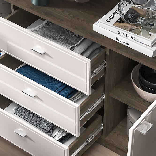 36LG+SYS.AVANTE 04 KOMODA DĄB WINDMILL DARK/CASHMERE