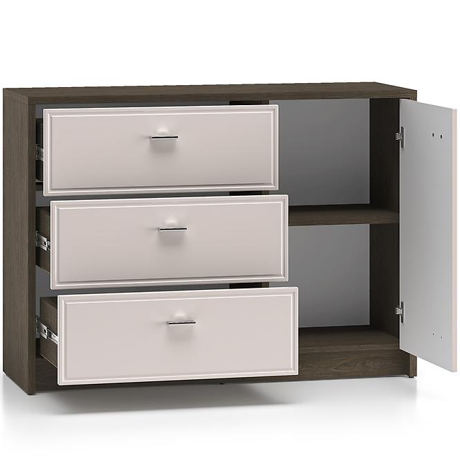 36LG+SYS.AVANTE 05 KOMODA DĄB WINDMILL DARK/CASHMERE