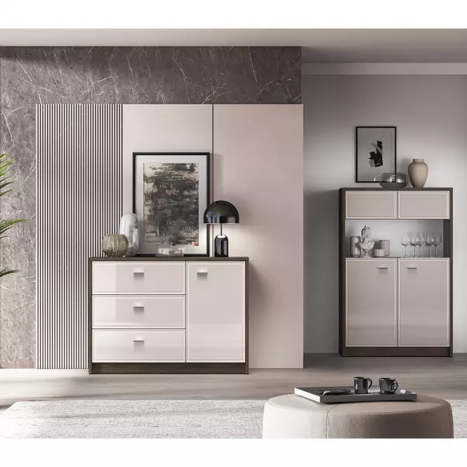 36LG+SYS.AVANTE 05 KOMODA DĄB WINDMILL DARK/CASHMERE