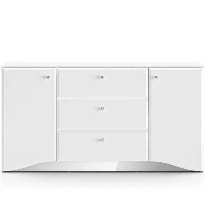 36LG+SYS GLAMOUR 02 KOMODA BIAŁY POŁYSK