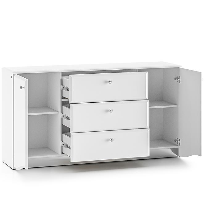 36LG+SYS GLAMOUR 02 KOMODA BIAŁY POŁYSK