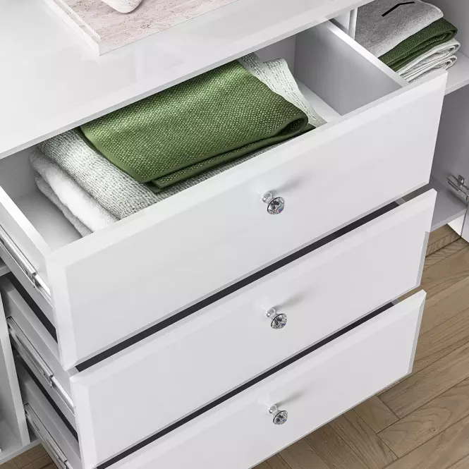 36LG+SYS GLAMOUR 02 KOMODA BIAŁY POŁYSK