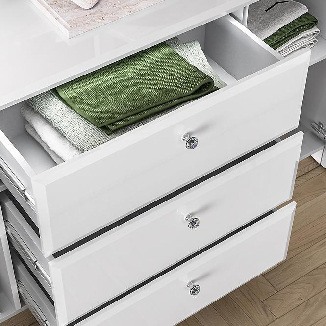 36LG+SYS GLAMOUR 02 KOMODA BIAŁY POŁYSK