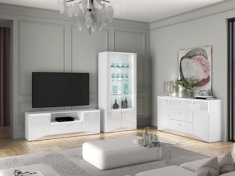 36LG+SYS GLAMOUR 09 KOMODA BIAŁY POŁYSK
