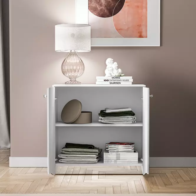 36LG+SYS GLAMOUR 09 KOMODA BIAŁY POŁYSK