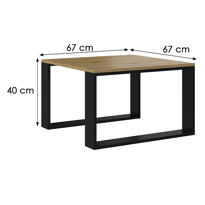 Konferenčný stolík Modern Mini Artisan/Čierna