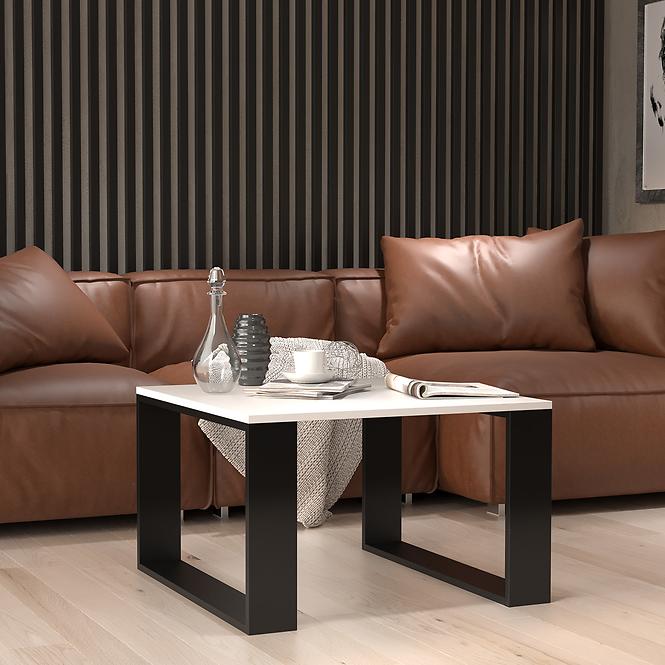 Konferenčný stolík Modern Mini Biela/Čierna