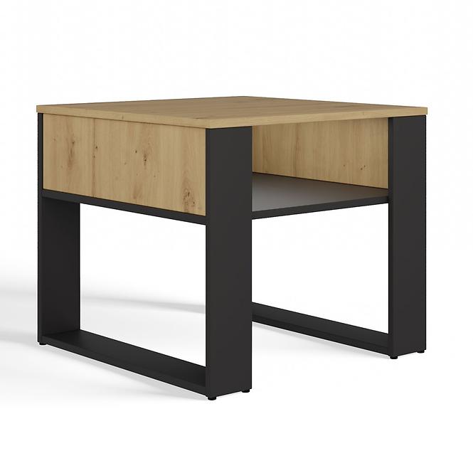 Konferenčný stolík Modern 2p Mini Slim Artisan/Čierna