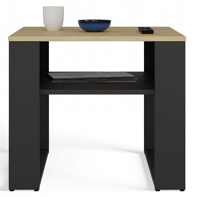 Konferenčný stolík Modern 2p Mini Slim Artisan/Čierna