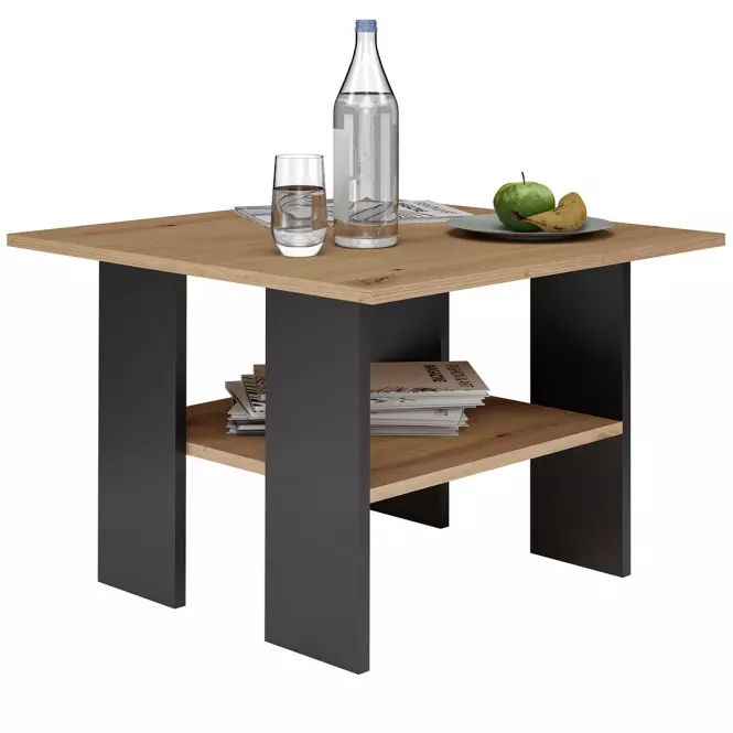 Konferenčný stolík Moderna Artisan Čierna