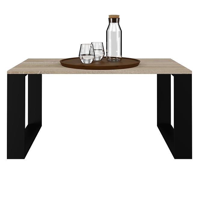 Konferenčný stolík Modern Sonoma/Čierna