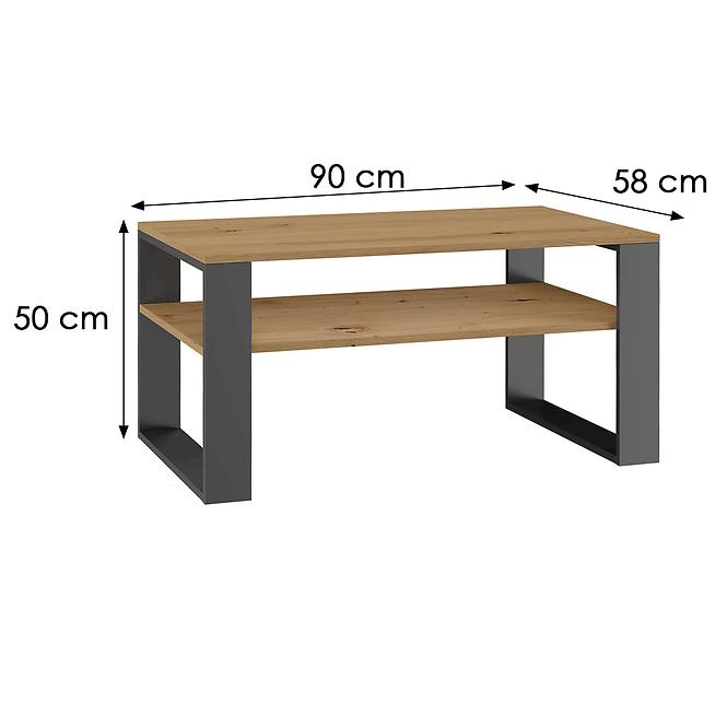 Konferenčný stolík Modern 1p Artisan/Antracit