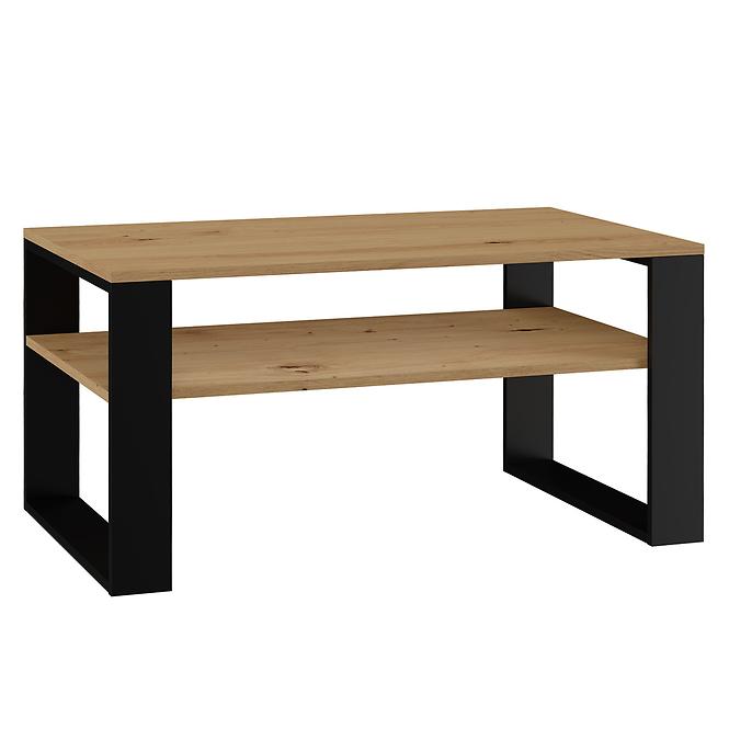 Konferenčný stolík Modern 1p Artisan/Čierna