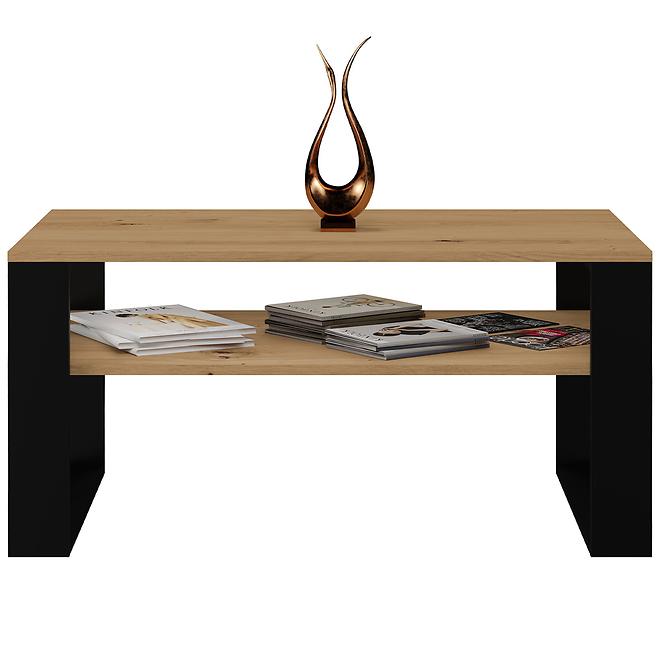 Konferenčný stolík Modern 1p Artisan/Čierna