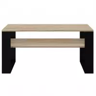 Konferenčný stolík Modern 1p Sonoma/Čierna