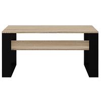 Konferenčný stolík Modern 1p Sonoma/Čierna